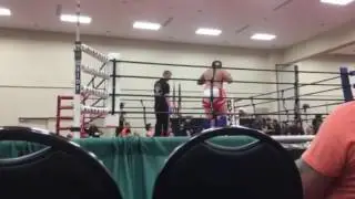 TBA SA MUAY THAI CLASSIC 2016 DES MOINES, IA JASON KLEIN FIGHT #2 round 1 of 3