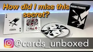 Black Madison Strangers Playing Cards - Cards Unboxed