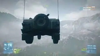 Battlefield 3 Damavand Peak Base Jump on Jeep