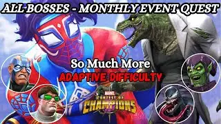 All Bosses Solo. Monthly Event Quest (So Much More) Adaptive Difficulty. MCOC