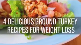 Ground Turkey has never been this good! So Quick and Easy healthy ground Turkey recipes! 4 recipes