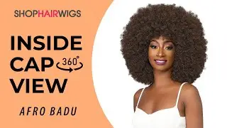 Janet Collection Natural Curly Synthetic Hair Wig - AFRO BADU ❤ SHOPHAIRWIGS.COM