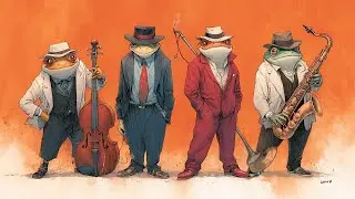 hidden jazz club - with mellow Lounge Jazz Music - for Late Night Work Sessions 🌙