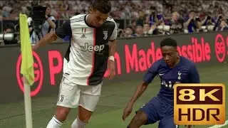 8K HDR Football Juventus vs Tottenham Dolby Atmos (Ultra HD)