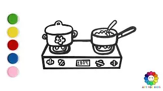 LEARN HOW TO DRAW A KITCHEN