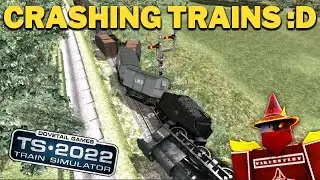 crashing trains at high speed!