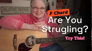 Alternative Approach To An F Chord  ** Roll-Over Method ** Guitar Lesson