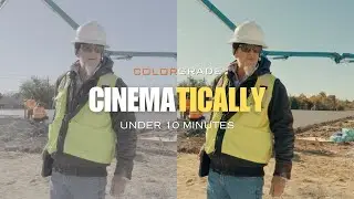 Color Grade LOG Footage in UNDER 10 Minutes! (FREE LUT Included)