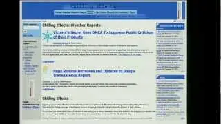 Chilling Effects 2012 Year in Review (29C3 Lightning Talk)