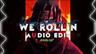 We Rollin - shubh [edit audio] || No copy right Audio edit we rollin ||