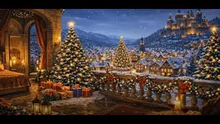3 Hours of Celtic Instrumental Christmas Music 🎻❄️ Cozy Castle Ambience, Snowy Winter Night