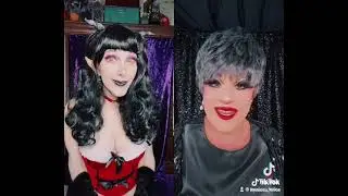 Jessica Felice 10 Krampus Christmas Pinup Duet! Holiday Makeup #Costume #Cosplay: SuperFan Hype