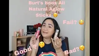 Burt's Bees all natural aglow sticks