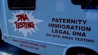 DNA Truck Offers Paternity Tests on the God