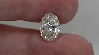 Loose Oval Cut Lab Grown Diamond 3.26 Carat H/VS2