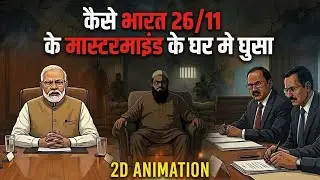 Kaise Bharat Hafiz Saeed Ke Ghar Ghusa | 2D Animation | Operation Alvida