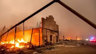 Dixie Fire Engulfs Town Of Greenville. See Dramatic Photos