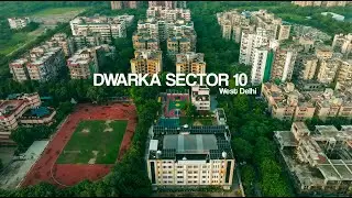 Dwarka Sector 10 Metro Station Drone Video in 4K | Aerial Views of Delhi&rsquo;s Modern Neighbourhood