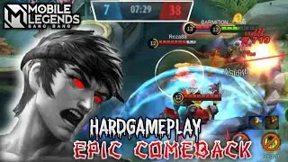CHOU HARDGAMEPLAY EPIC COMEBACK IS REAL | Mobile legends
