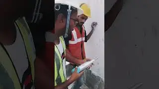 NDT Test- Rebound hammer test for concrete compressive strength # Construction project # concrete