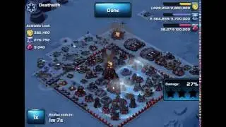 SWC - Attack vs Level 10 base - 40 medal win using mainly Hail Fire and Jug tactic.