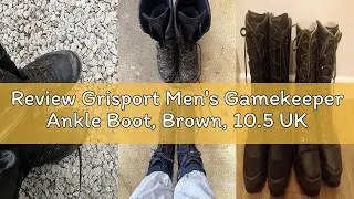 Review Grisport Men's Gamekeeper Ankle Boot, Brown, 10.5 UK