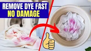 How to Remove Dye Transfer Stains From Clothes Easily 👕✨