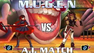 MUGEN AI Match: Ruby Rose vs. Sol Badguy
