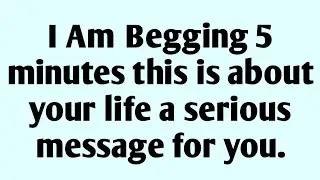 God says, 