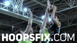 Devon van Oostrum Goes Coast to Coast & Dunks ALL OVER Two Defenders! Caceres vs CB Breogan