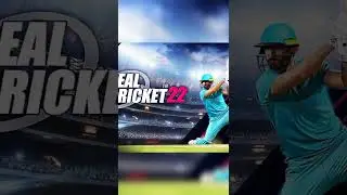 Real cricket 22 New poster 😍 #Rc22 #shorts