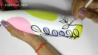 Boho Bottle Art || DIY || creative_hem
