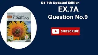 Exercise7A.Question #9|D1|Book1|Updated 7th edition|Oxford syllabus# Mathematics#grade6
