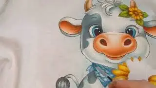 Como pintar uma vaquinha, parte final ,#pinturatiza #pintura #art 