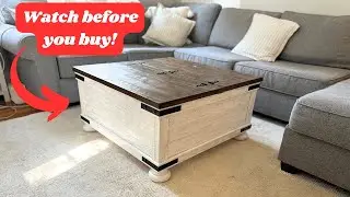Review: Signature Design by Ashley Wystfield Farmhouse Square Storage Coffee Table