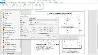 Calcul de la capacit&eacute; portante - M&eacute;thode C et Phi