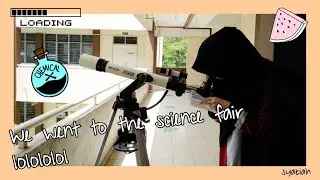 we went to the science fair lolololol (vlog - high school) | syaziah