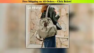LA FESTIN Original Brand Backpack 2025 New Travel Bags for Woman Casual Tote Bags Large Capacity