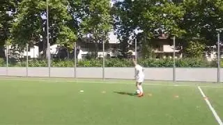 Cones Dribbling Drill - Inside To Outside/Double L-Shape