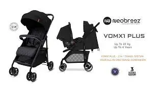 Neobreez VOMX1 PLUS 2-in-1 Travel System | Stroller + Car Seat Review & Demo