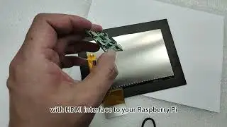 Yunlea 7-Inch Touchscreen Display Module | Capacitive Touch Panel & HDMI Board for Raspberry Pi