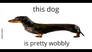 these dogs sure are wobbly... like they're wobbledogs or something