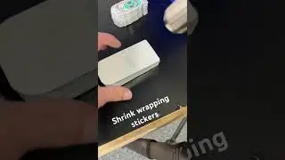 Quick video on shrink wrapping stickers.