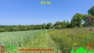 32 minute MTB Indoor Cycling Workout RANDONNEE VTT France Garmin 4K Video #1