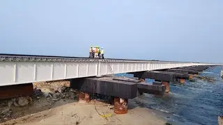 New Pamban Bridge Work 82% Completed | New Pamban Bridge Construction Work Current updation