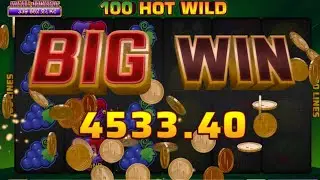 🔥100 HOT WILD🔥 Tech4Bet🎰 BIG WIN🤯 slot machine🔞