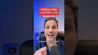 🇺🇸☘️ Green Card Lottery: starting NOW! #greencard #usa #immigration