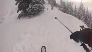 hiking and skiing the backcountry of crystal mountain (southback)