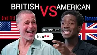 🇬🇧British VS American🇺🇸 with Brad Pitt & Damson Idris #F1 WHO WINS??