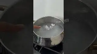 Add the cutlery to boiling water!